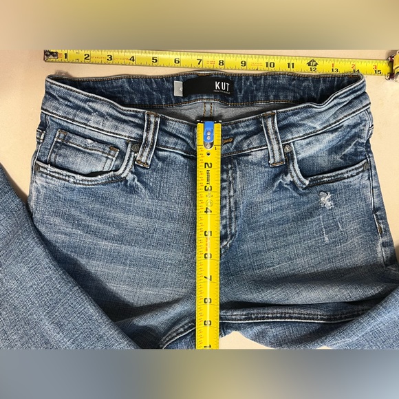 KUT From the Kloth Catherine Boyfriend —Straight Leg Cuff Cropped Jean - Picture 7 of 14